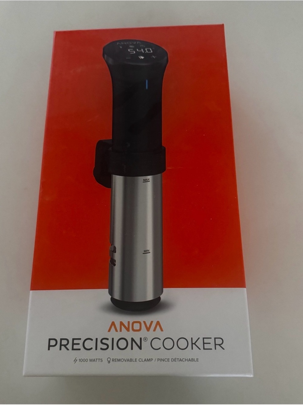 Anova Precision Cooker - Stainless Steel & Black Sous Vide-Never Opened